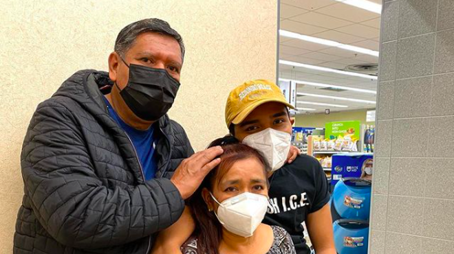 Sebastian Araujo shared the story on social media after her mother, who's undocumented, was initially turned away from a vaccination appointment.