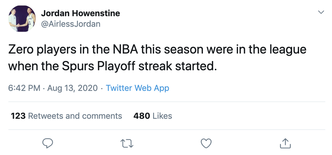 Fans React to the End of the Spurs' Long-Running Playoffs Streak