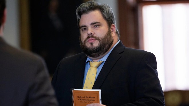 Former state Rep. Jonathan Stickland, R-Bedford, on the Texas House floor on May 21, 2019.