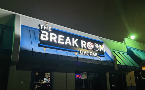 The Break Room has taken over the former Live Oak location of the Halftime Lounge.
