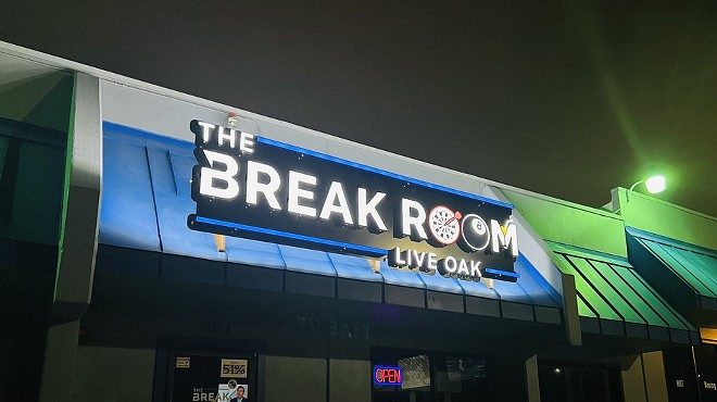 The Break Room has taken over the former Live Oak location of the Halftime Lounge.