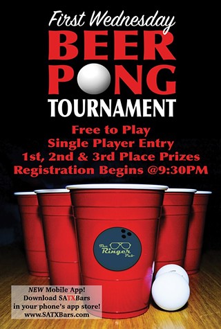 First Wednesday Beer Pong Tournament