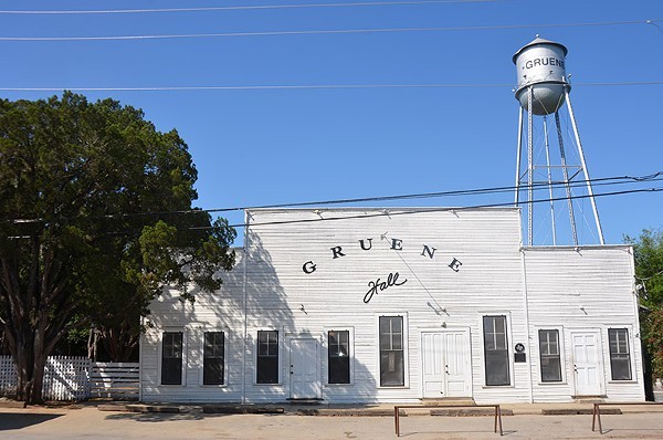 Built in 1878, Gruene Hall Celebrates its 40th anniversary as a music joint this weekend. - MATT STIEB