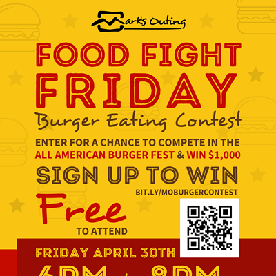 Food Fight Friday: Burger Eating Contest