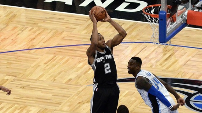 Kawhi Leonard played only nine games with the Spurs during his final season here.