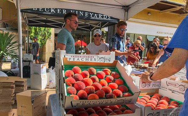 The Hill Country Fruit Council will sell their prized peaches at The Shops at La Cantera June 15.