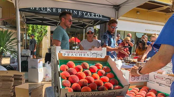 The Hill Country Fruit Council will sell their prized peaches at The Shops at La Cantera June 15.
