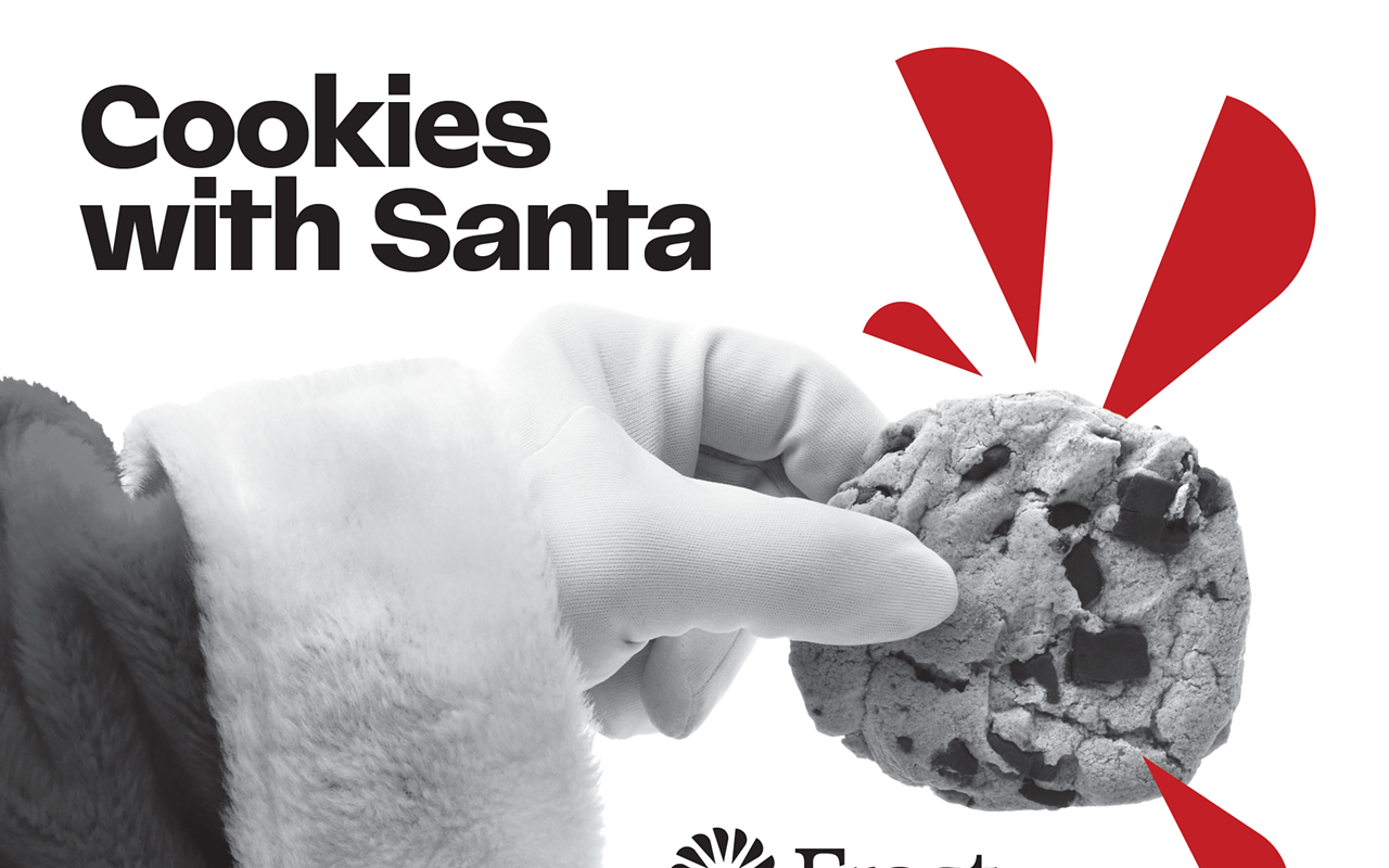 Image: Frost Bank Cookies with Santa