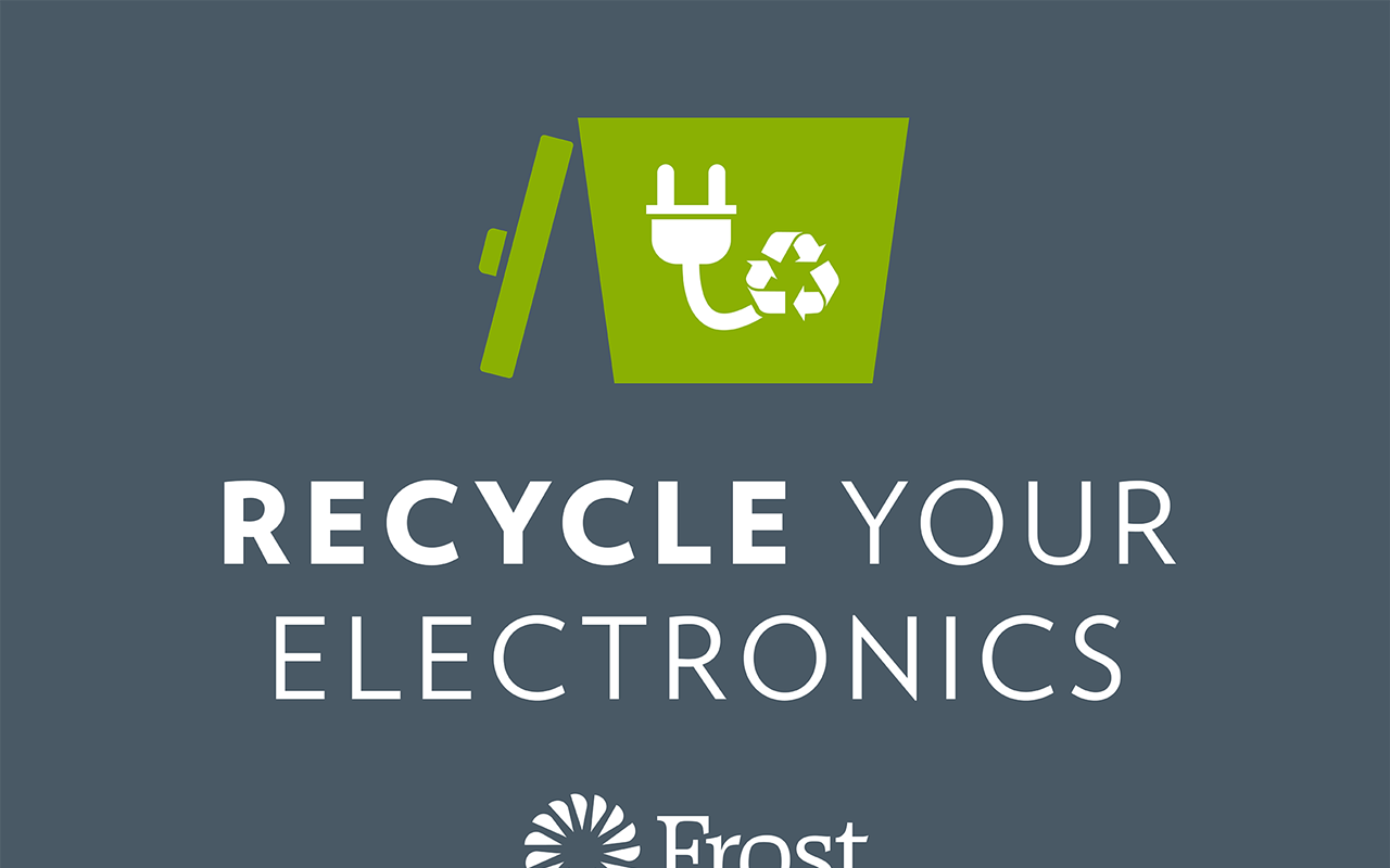 Image: Frost Bank Electronics Recycling Event