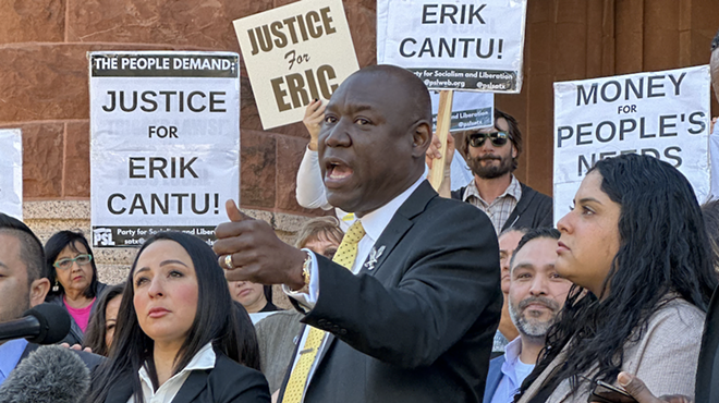 High-profile civil rights attorney Ben Crump, pictured here at a San Antonio news conference to discuss Erik Cantu's case, has also represented the families of George Floyd, Trayvon Martin and Michael Brown.