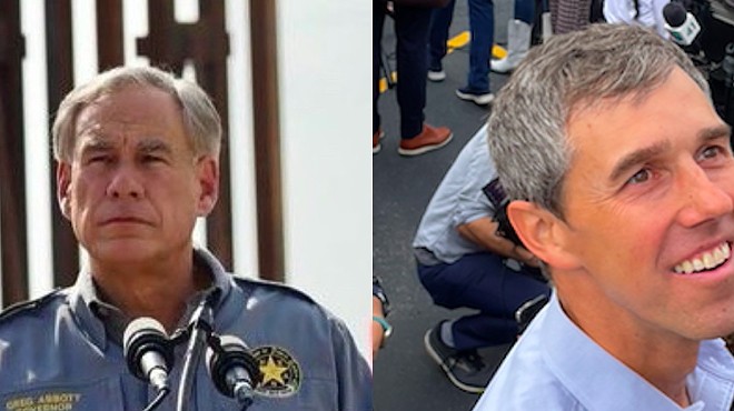 Gov. Greg Abbott (left) and Beto O'Rourke remain locked in a tight race, according to a new poll.