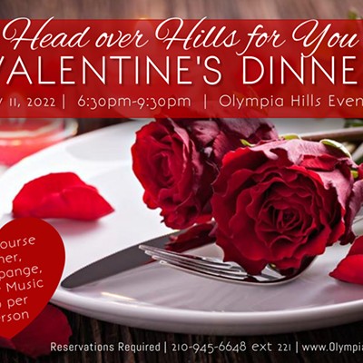 "Head Over Hills For You" Valentine's Dinner at Olympia Hills Golf & Event Center