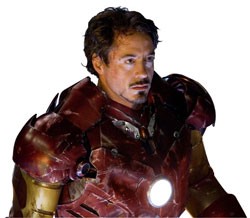 Heavy metal: Robert Downey Jr.’s Iron Man is a playboy inventor with a sudden change of heart.