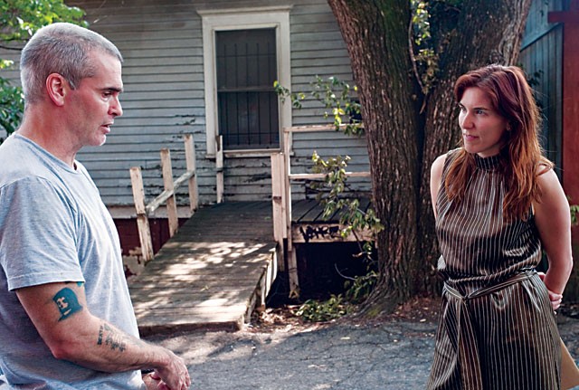 Henry Rollins, one of the WM3 many celebrity supporters, with director Amy Berg. - Courtesy photo