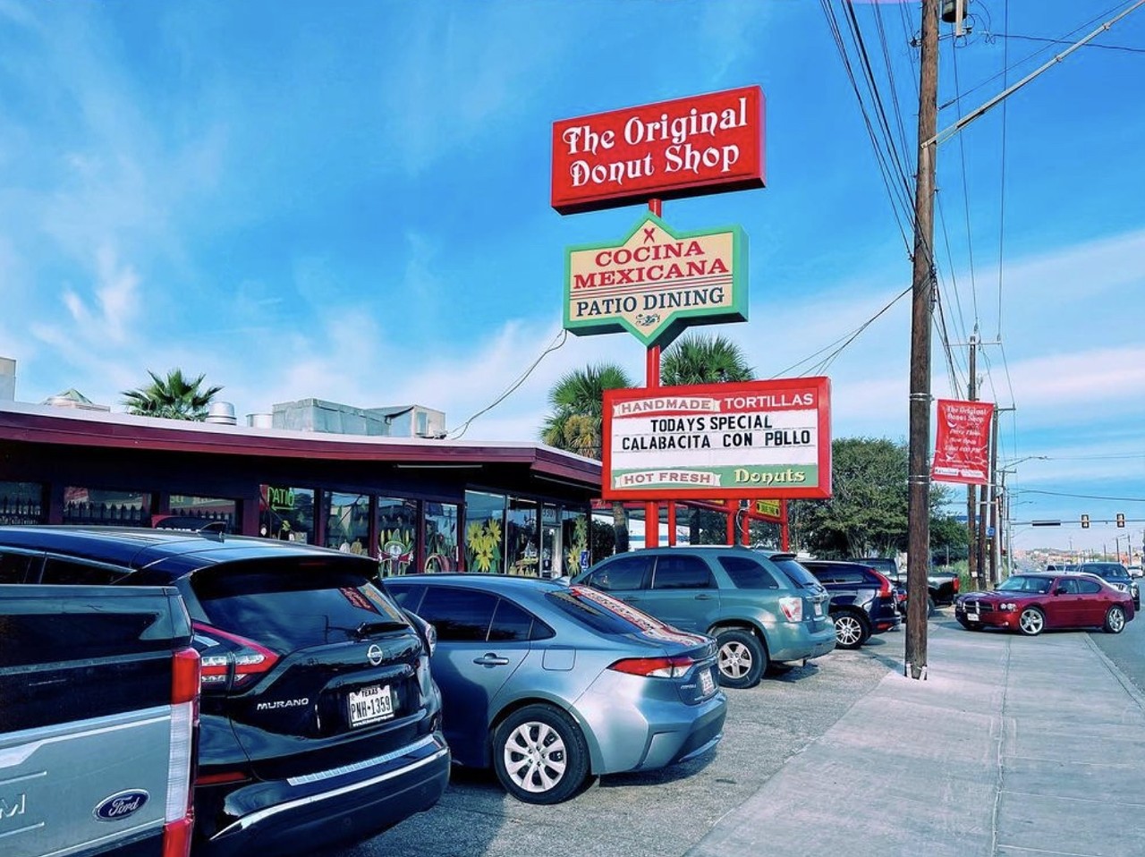 Original Donut Shop
3307 Fredericksburg Road, (210) 734-5661, facebook.com/theoriginaldonutshop
Known for its donuts and prized for its breakfast tacos, Original Donut Shop has been a longstanding spot on Fredericksburg. The shop draws crowds (i.e. long lines that form a trail along the road) for these goods, especially on the weekends. Consider this hotspot a rite of passage for foodies and puro San Antonians alike.