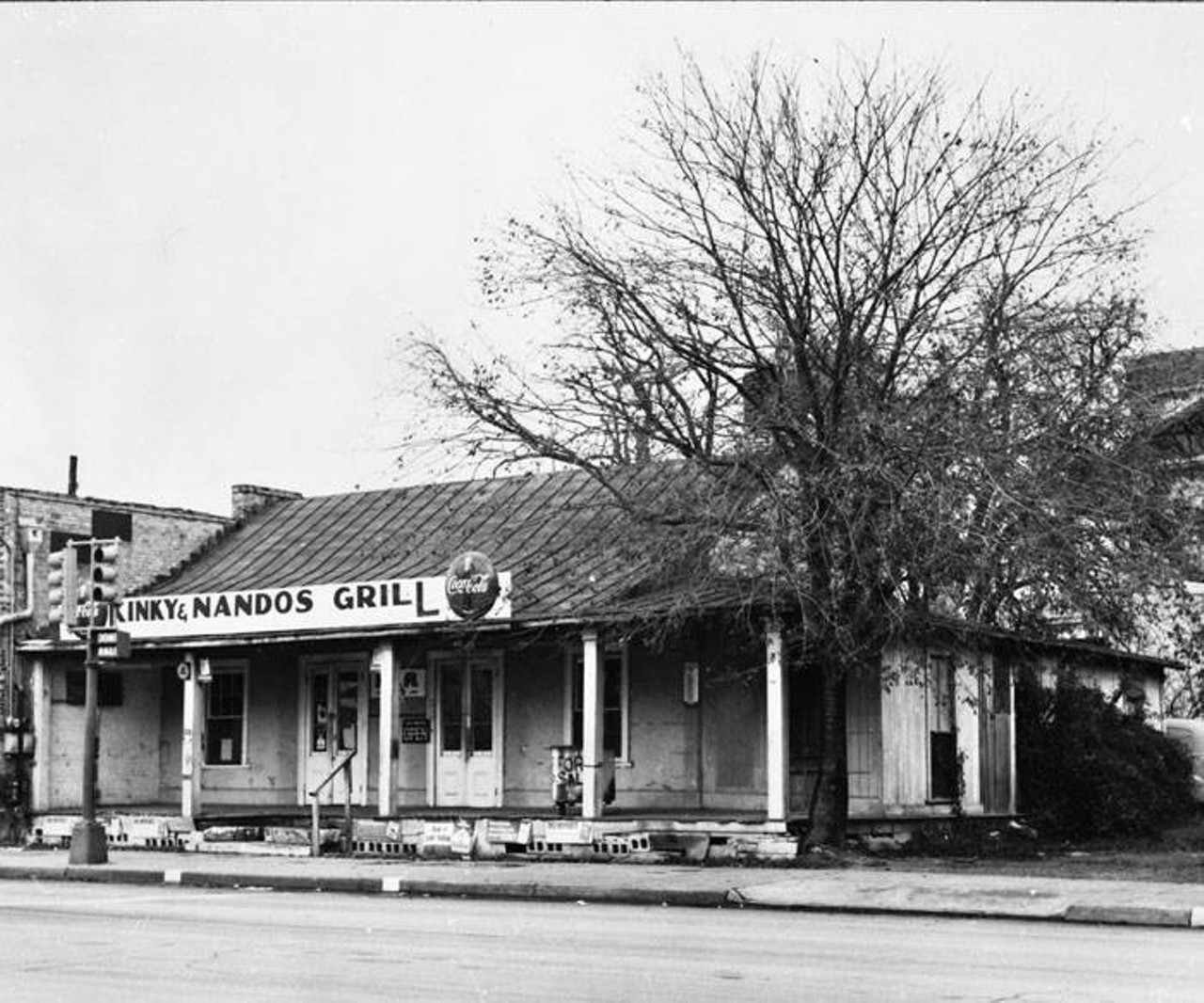 Kinky and Nando's Grill, 404 S. Alamo St.This limestone-exterior restaurant, shown in a 1964 photo, was demolished a few years later to widen the street in preparation for HemisFair '68.