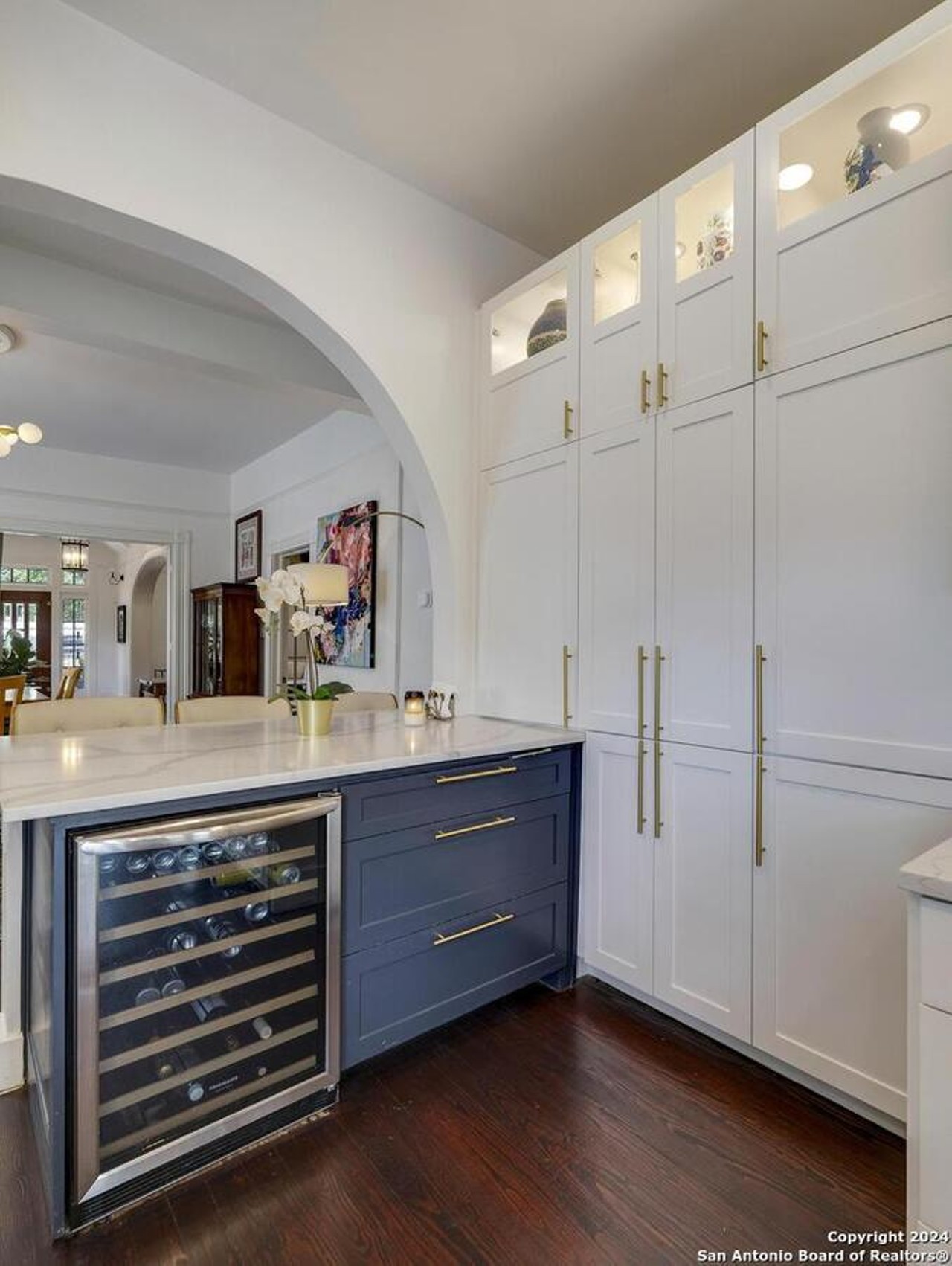 Historic San Antonio home for sale features a hidden sink and an artist studio