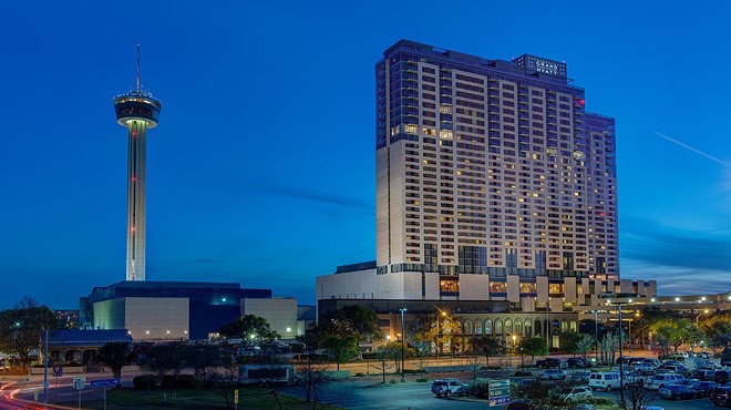 Roughly 70% of the Grand Hyatt’s room revenue comes from conventioneers, according to Moody’s Investors Service.