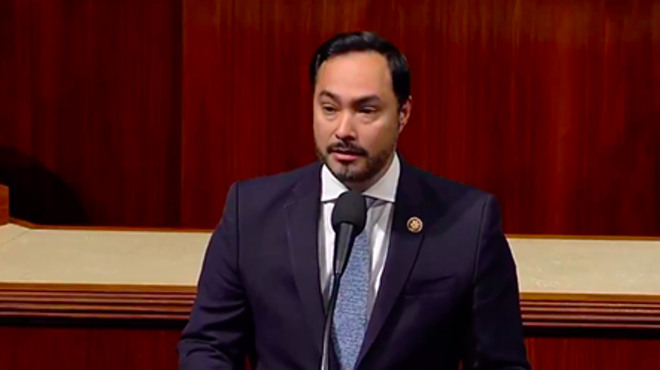U.S. Rep. Joaquin Castro speaks in the U.S. House of Representatives.