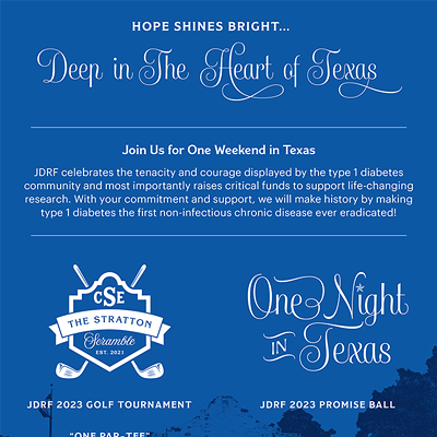 Hope shines bright deep in the heart of Texas! Join us for the Stratton Scramble Golf Tournament on April 28th 2023!