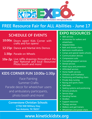 Kinetic Kids EXPO - Special Needs Equipment, Resource, and Vendor Fair