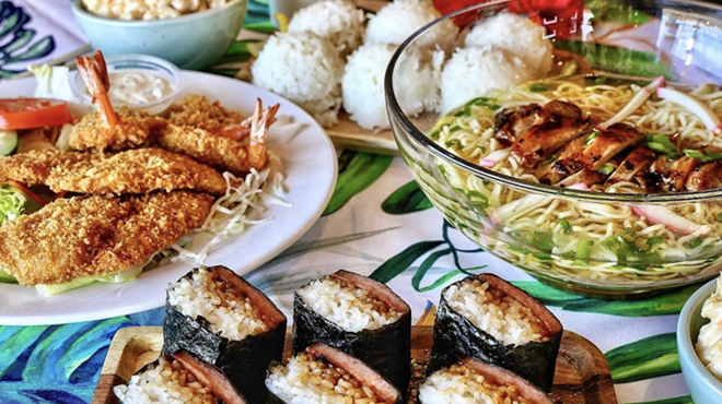 Spam musubi is among the L&L chain's most popular dishes.