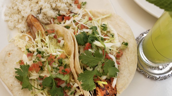 Carriqui's blackened fish tacos are a new lunchtime menu item.