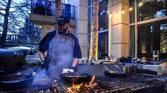 Ambler Texas Kitchen has launched a spring dinner series featuring chefs cooking over an open fire.