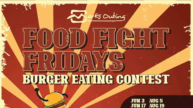 Mark's Outing FOOD FIGHT FRIDAY: Burger Eating Contest