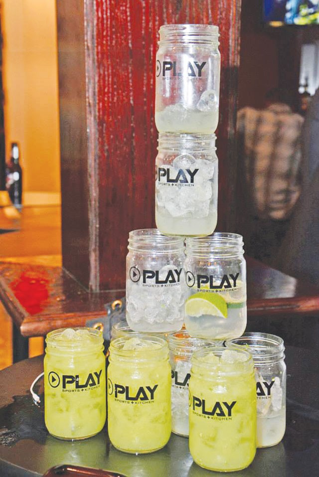 Mason jars are the glasses of choice at Play - COURTESY PHOTO