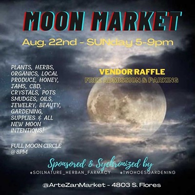 Moon Market, Aug. 22 5pm-9pm