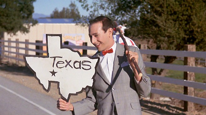 Reubens famously filmed part of Pee-wee's Big Adventure in San Antonio.