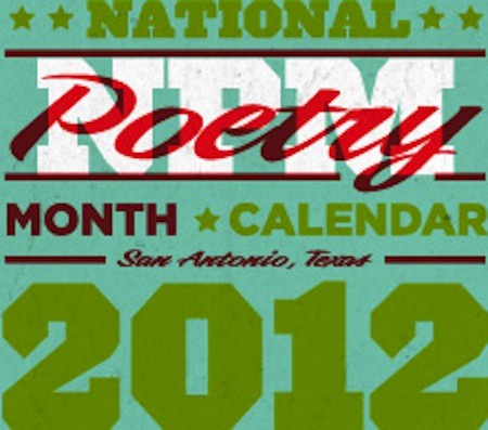 National Poetry Month reading at The Twig, Saturday March 31