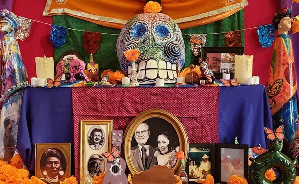 Briscoe Western Art Museum is assembling its community ofrenda this week.