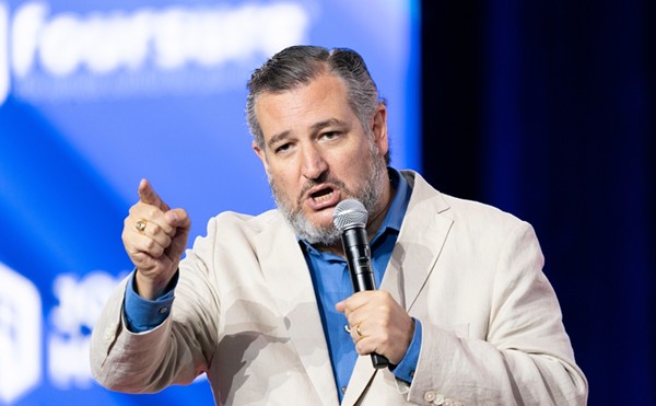 Cruz speaks during CPAC Texas 2022 conference at the Hilton Anatole in Dallas.