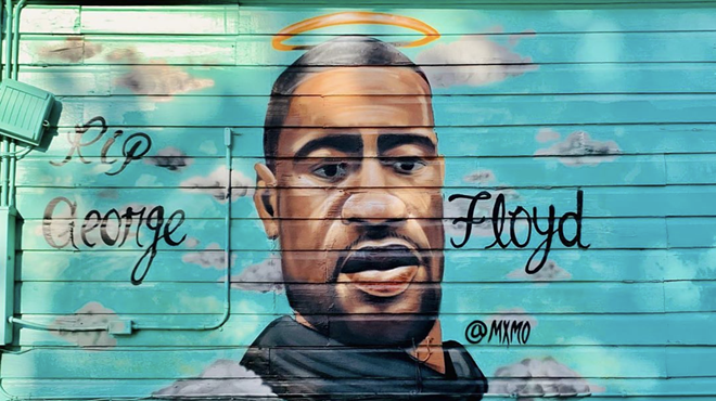 East Side Restaurant Big Poppas Tacos Memorializes George Floyd with New Mural