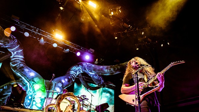 Coheed and Cambria weave a spell onstage at Whitewater Amphitheater.