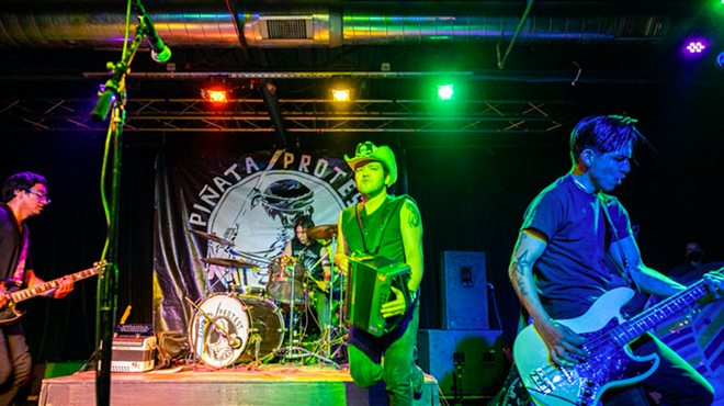 San Antonio punk band Piñata Protest performs a recent gig at Paper Tiger.