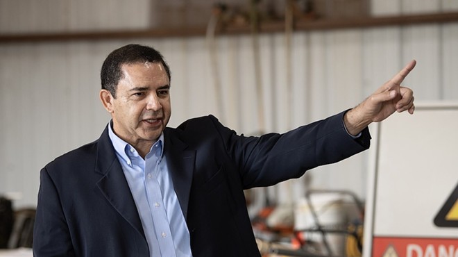 U.S. Rep. Henry Cuellar speaks during a 2022 appearance in South Texas' Zapata County.