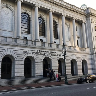 The John Minor Wisdom United States Fifth Court of Appeals building in New Orleans, Louisiana, on Oct. 3, 2017.