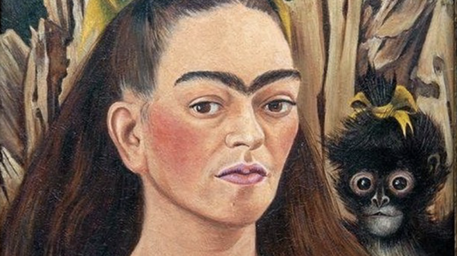 Frida Kahlo's "Autorretrato con mono."