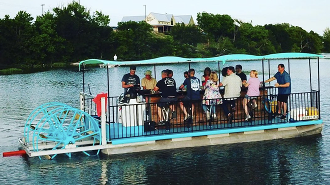 Hill Country River Rat, is officially open and taking reservations for its 12-person pedal boat.