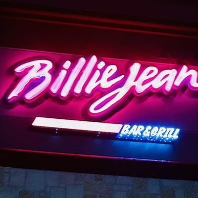 Billie Jean, a new retro-themed bar and grill, is now open.