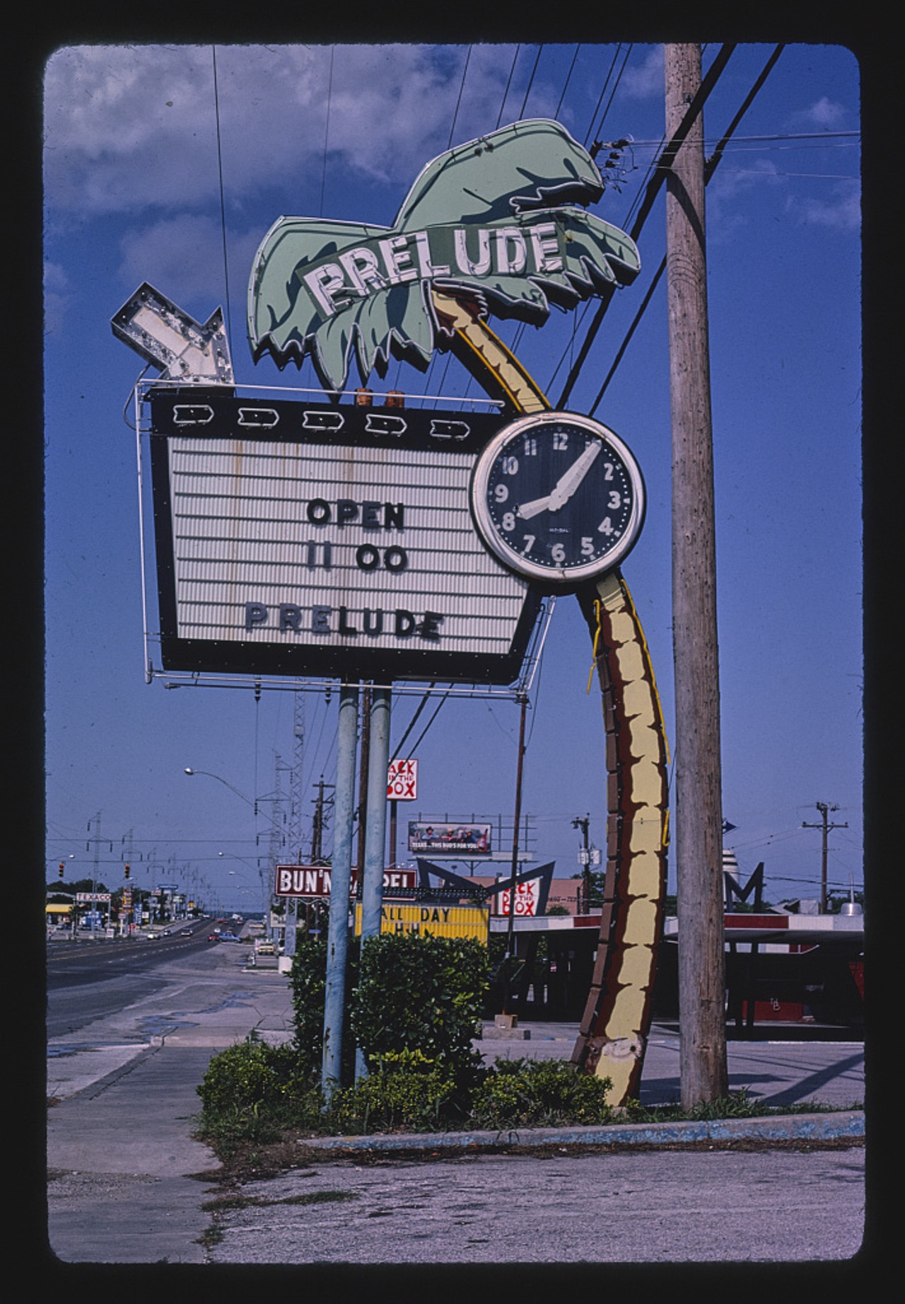 Club Prelude sign, San Antonio, Texas
