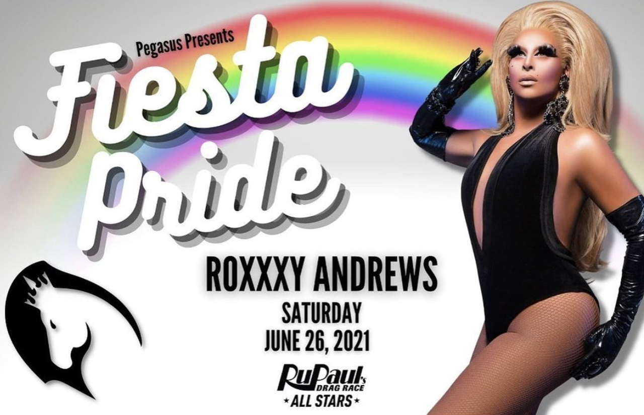 Pegasus Presents Roxxxy Andrews
7 p.m., June 26, Pegasus Nightclub, 1402 N Main Ave, (210) 299-4222, facebook.com/ThePegSA
Drag Race All-Star Roxxxy Andrews is taking the stage for Pegasus Nightclub’s Fiesta Pride celebration. Festivities include a pride pageant earlier in the week.
Photo via Instagram / roxxxyandrews