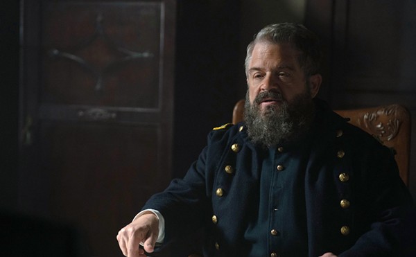 In Manhunt, Oswalt plays Lafayette Baker, an American investigator serving the Union Army during the Civil War.