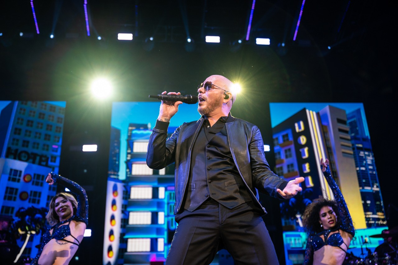 Pitbull came to San Antonio's AT&T Center and blew the roof off