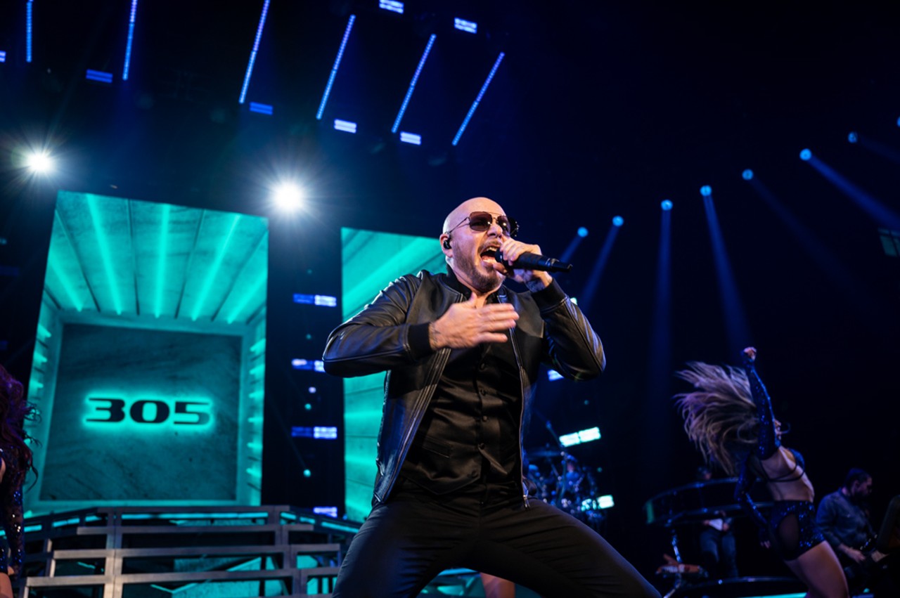 Pitbull came to San Antonio's AT&T Center and blew the roof off