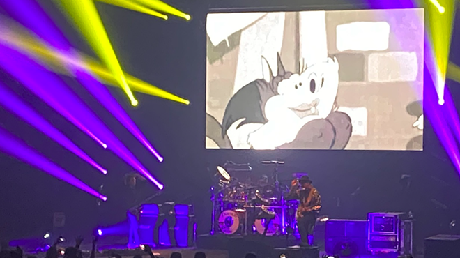 Primus kept the multimedia front and center during Saturday's show.