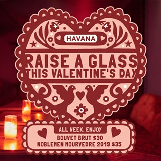 Raise a Glass to Love at Havana Bar
